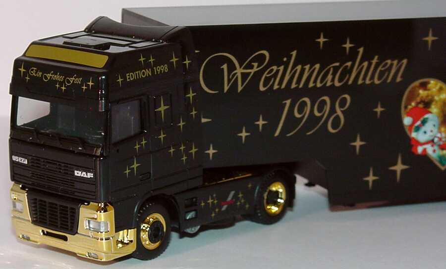 Foto 1:87 DAF 95 XF Super Space Cab Cv KoSzg Cv 2/3 Weihnachten 1998 herpa 188029