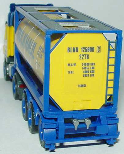 Foto 1:87 DAF CF Hochdach Fv 20 ft. TankkontainerSzg 2/3 Bulkhaul herpa 147705
