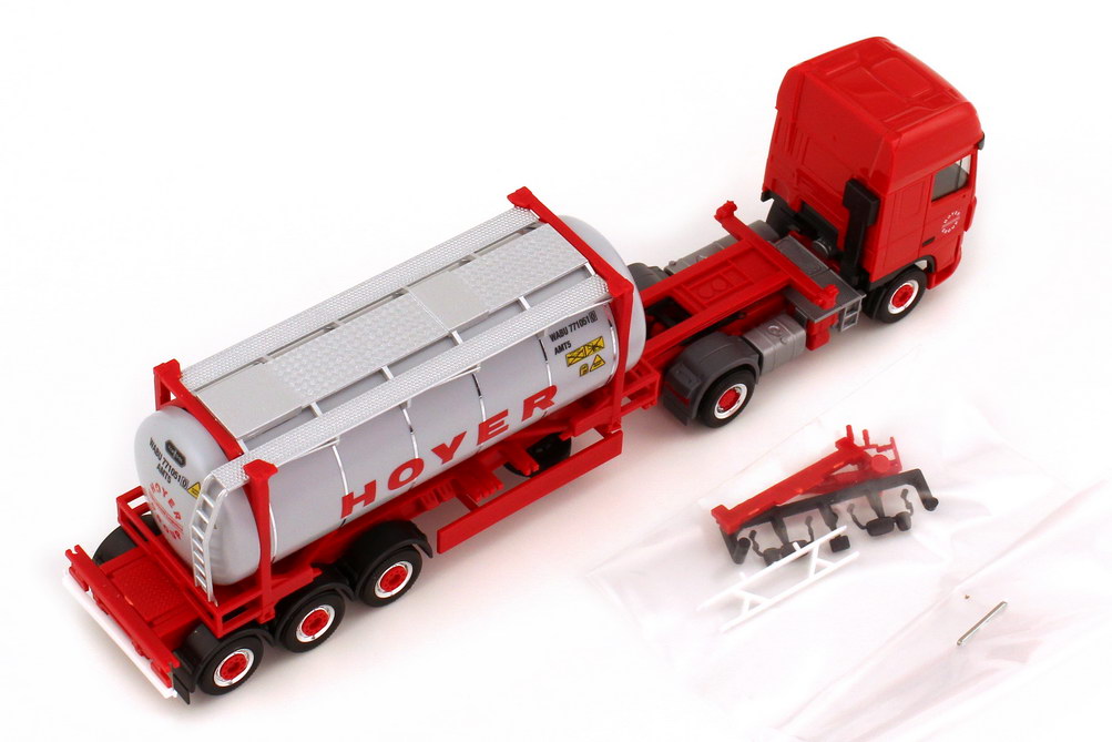 Foto 1:87 DAF XF 105 Super Space Cab 30ft. Tankcontainer-Szg 2/3 Hoyer herpa 154956