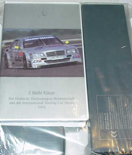 Foto 1:87 DTM 1995-Set C bleibt Klasse (5x C 180 DTM + SK Renntransporter Sonac/Tabak + Videokasette)Werbemodell herpa B66006306