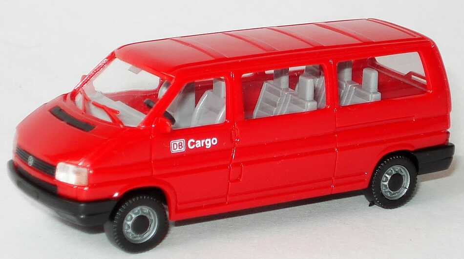 Foto 1:87 Die Bahn DB Setpackung DB Cargo - Fahrzeuge des Güterferkehrs der Deutschen Bahn AG (MB Actros HGZ + VW T4 + VW Polo Variant) AMW/AWM