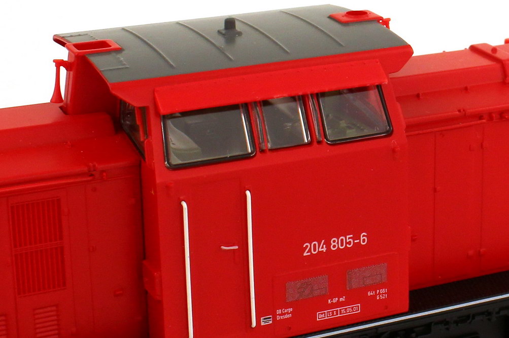 Foto 1:87 H0 Diesellokomotive BR 204 805-6 DB AG rot, Epoche V, Gleichstrom Roco 62812