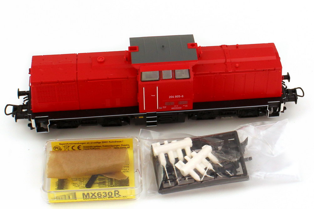 Foto 1:87 H0 Diesellokomotive BR 204 805-6 DB AG rot, Epoche V, Gleichstrom Roco 62812