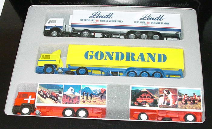 Foto 1:87 Edition Europa, Schweiz (SK KükoSzg Lindt, F90 KoSzg Gondrand, F90 KoHgz Schweiz) Albedo