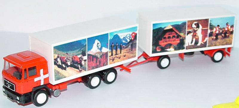 Foto 1:87 Edition Europa, Schweiz (SK KükoSzg Lindt, F90 KoSzg Gondrand, F90 KoHgz Schweiz) Albedo