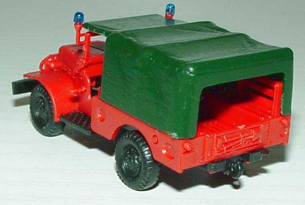 Foto 1:87 Einsatzfahrzeuge Seefeld 1985 (Dodge T214 Feuerwehr + Steyr 680 Feuerwehr + Unimog Winterdienst) Roco 1333