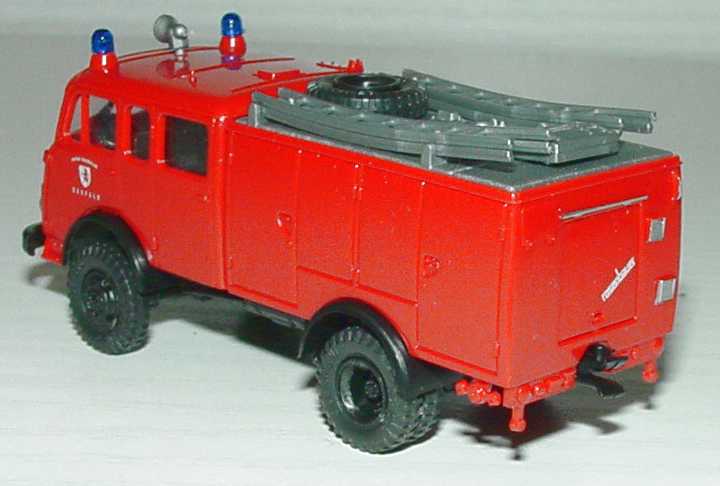 Foto 1:87 Einsatzfahrzeuge Seefeld 1985 (Dodge T214 Feuerwehr + Steyr 680 Feuerwehr + Unimog Winterdienst) Roco 1333