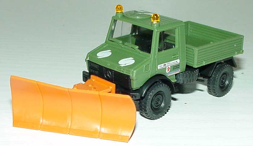 Foto 1:87 Einsatzfahrzeuge Seefeld 1985 (Dodge T214 Feuerwehr + Steyr 680 Feuerwehr + Unimog Winterdienst) Roco 1333