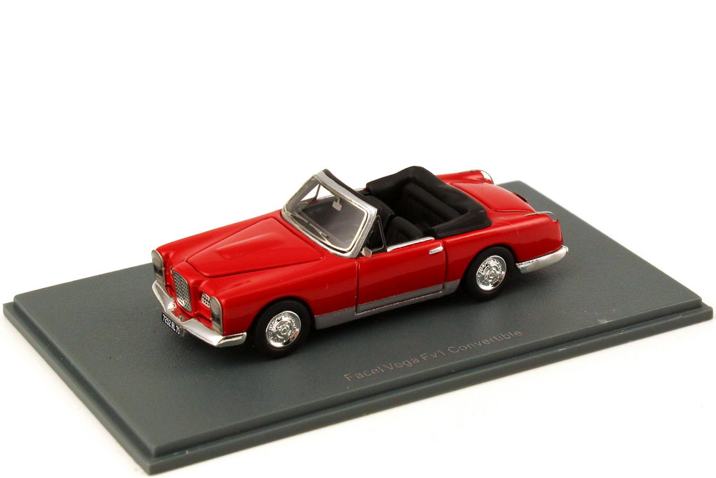 Foto 1:87 Facel Vega Fv1 Cabrio rot NEO Scale Models 87252