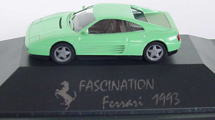 Foto 1:87 Ferrari 348tb mintgrün Fascination Ferrari 1993 (Fremddruck nicht von Herpa) herpa