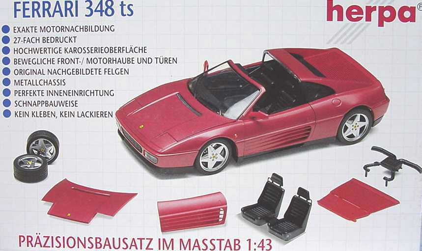 Foto 1:43 Ferrari 348ts almadinrot-met. (Bausatz) herpa 012072