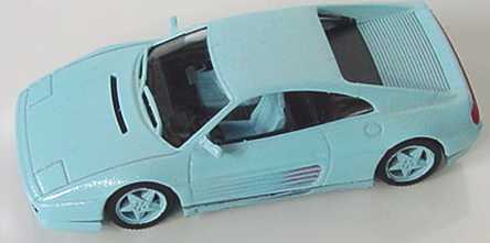 Foto 1:87 Ferrari 348ts babyblue (Fremdlackierung, Mängel) herpa