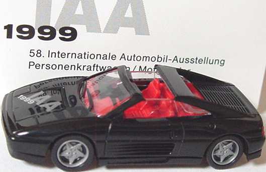 Foto 1:87 Ferrari 348ts schwarz IAA 1999 Wiking 18904