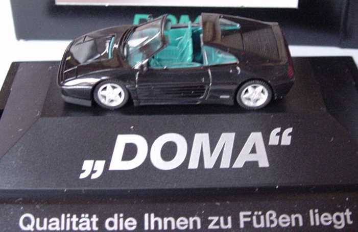Foto 1:87 Ferrari 348ts schwarz, IA türkis Doma - Qualität die Ihnen zu Füßen liegt herpa