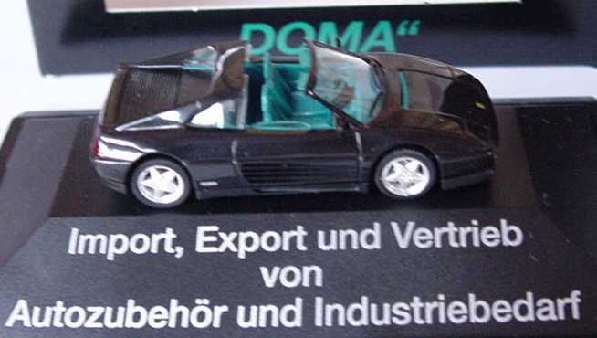 Foto 1:87 Ferrari 348ts schwarz, IA türkis Doma - Qualität die Ihnen zu Füßen liegt herpa
