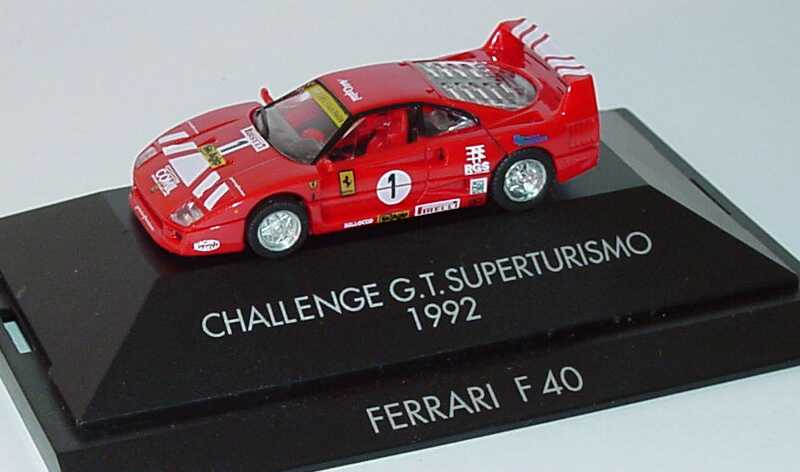 Foto 1:87 Ferrari F40 Challenge G.T. Super Turismo Nr.1 herpa 180542