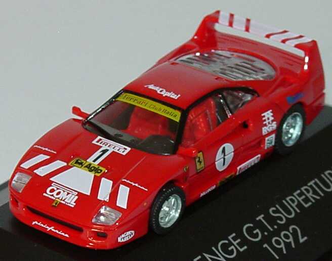 Foto 1:87 Ferrari F40 Challenge G.T. Super Turismo Nr.1 herpa 180542