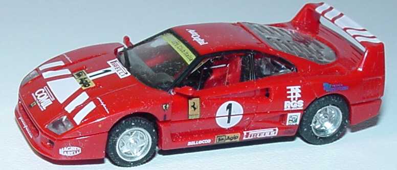 Foto 1:87 Ferrari F40 Challenge G.T. Super Turismo Nr.1(ohne PC-Box) herpa 180542