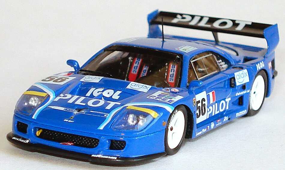 Foto 1:87 Ferrari F40 LM 24h von Le Mans 1996  Pilot Nr. 56, Ferte / Leboissetier / Thevenin RedLine 87RL038