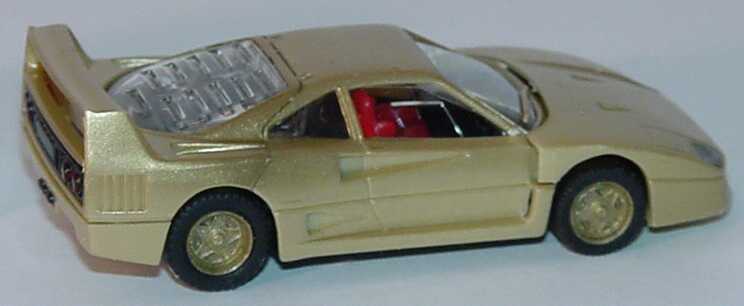 Foto 1:87 Ferrari F40 goldmet., Felgen gold (Bastelware) herpa 166096/89