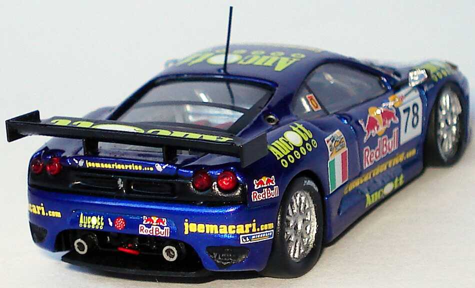 Foto 1:87 Ferrari F430 GT2 24h von Le Mans 2007 Red Bull, Aucott Racing Nr.78, J. Macari / B. Aucott / A. Newey RedLine 87RL035