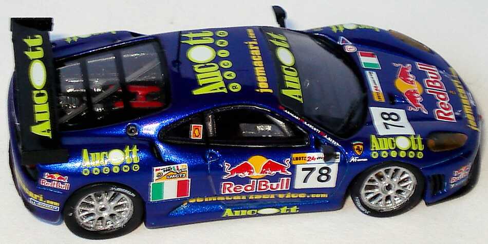 Foto 1:87 Ferrari F430 GT2 24h von Le Mans 2007 Red Bull, Aucott Racing Nr.78, J. Macari / B. Aucott / A. Newey RedLine 87RL035