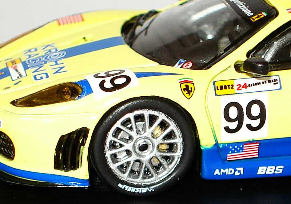 Foto 1:87 Ferrari F430 GT2 24h von Le Mans 2007 Risi Competizione, Krohn Racing Nr.99, Krohn / Jonsson / Braun (2. der LMGT2-Klasse) RedLine 87RL030