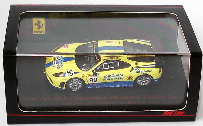 Foto 1:87 Ferrari F430 GT2 24h von Le Mans 2007 Risi Competizione, Krohn Racing Nr.99, Krohn / Jonsson / Braun (2. der LMGT2-Klasse) RedLine 87RL030