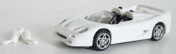 Foto 1:87 Ferrari F50 Spyder weiß euromodell 08857