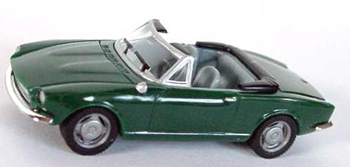 Foto 1:87 Fiat 124 Spider dunkelgrün herpa 022354