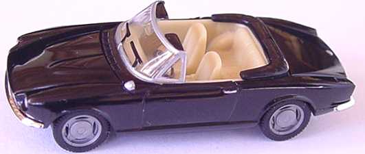 Foto 1:87 Fiat 124 Spider schwarz herpa 022354