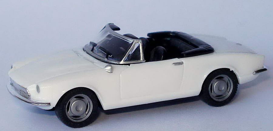 Foto 1:87 Fiat 124 Spider weiß herpa 022354/151672