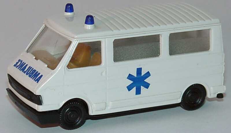 Foto 1:87 Fiat 242 Bus Ambulance Praliné