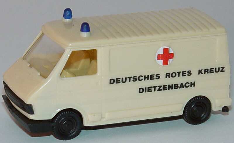 Foto 1:87 Fiat 242 Kasten DRK Dietzenbach Praliné