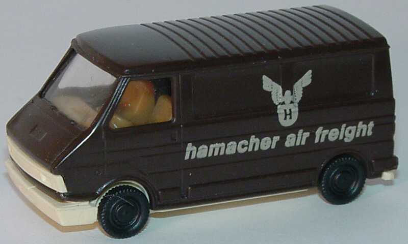 Foto 1:87 Fiat 242 Kasten Hamacher Air Freight Praliné