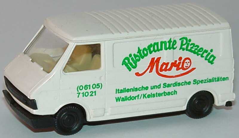 Foto 1:87 Fiat 242 Kasten Ristorante Pizzeria Mario, Walldorf Praliné