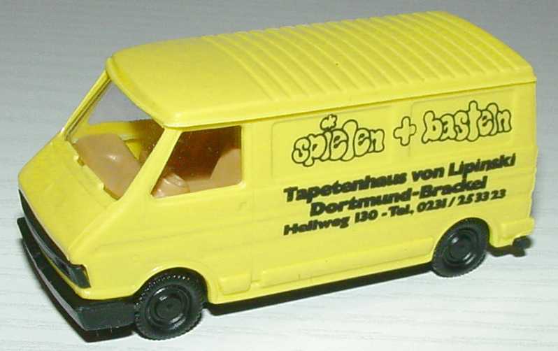 1:87 Fiat 242 Kasten "Spielen + Basteln, Tapetenhaus von Lipinski, Dortmund-Brackel" (oV)