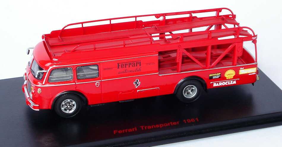 Foto 1:87 Fiat 642 RN 2 Bartoletti Renntransporter Team Ferrari 1961 Ferrari Automobili RedLine 87RL040