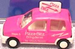 Foto 1:87 Fiat Cinquecento Pizza-Blitz Bringdienst herpa