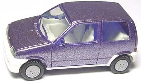 Foto 1:87 Fiat Cinquecento lilamet./weiß herpa 031141