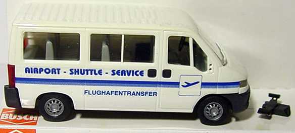 Foto 1:87 Fiat Ducato Bus Airport-Shuttle-Service Busch 47399
