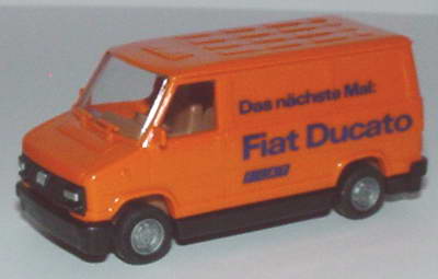 Foto 1:87 Fiat Ducato I Kasten Das nächste Mal Fiat Ducato orange Praliné