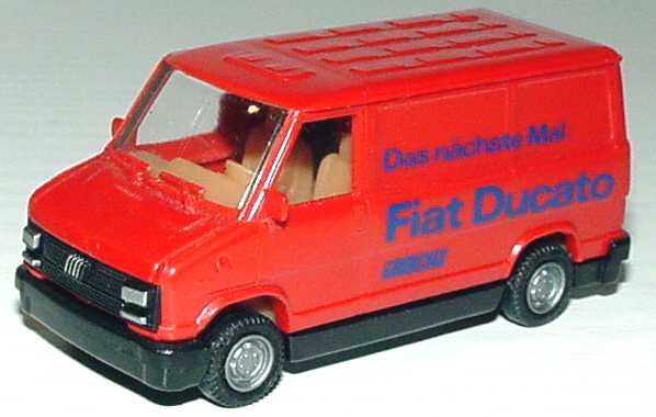 Foto 1:87 Fiat Ducato I Kasten Das nächste Mal Fiat Ducato rot Praliné