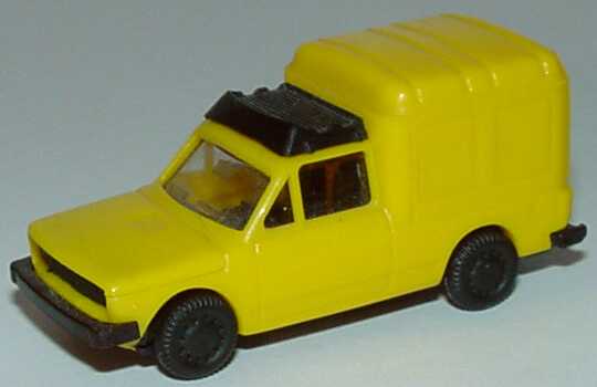 Foto 1:87 Fiat Fiorino Kasten gelb Praliné