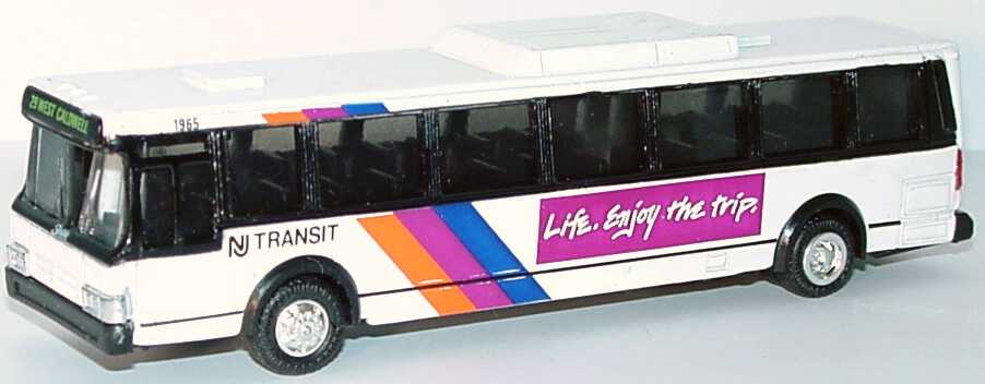 Foto 1:87 Flxible City Bus NJ Transit, Life. Enjoy the trip. (29 West Caldwell) Road Champs 59455