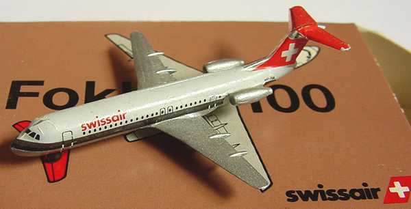 Foto Fokker F 100 Swissair (OVP) Schabak