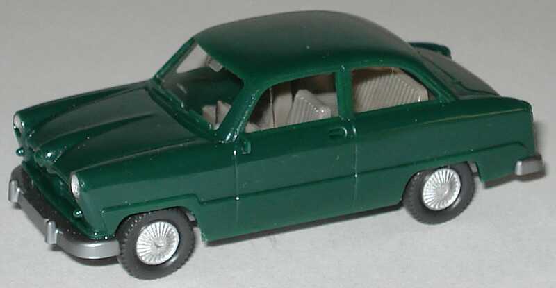 Foto 1:87 Ford Taunus 12M dunkel-grün Wiking 821