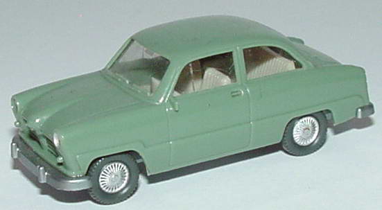 Foto 1:87 Ford Taunus 12M reseda-grün Wiking 821