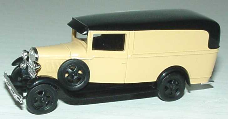 Foto 1:87 Ford AA Kasten ´31 beige/schwarz Busch