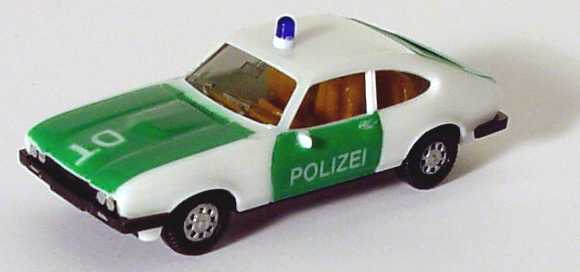 Foto 1:87 Ford Capri Mk III 3.0 Ghia Polizei DT (Scheinwerfer bemalt) herpa